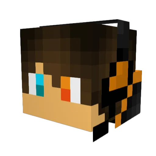 XxdevinekillsxX Minecraft avatar head, 3D render