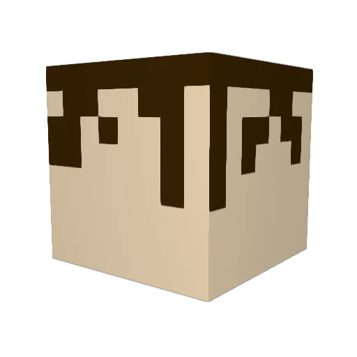 Xxedvin1xX Minecraft avatar head, 3D render