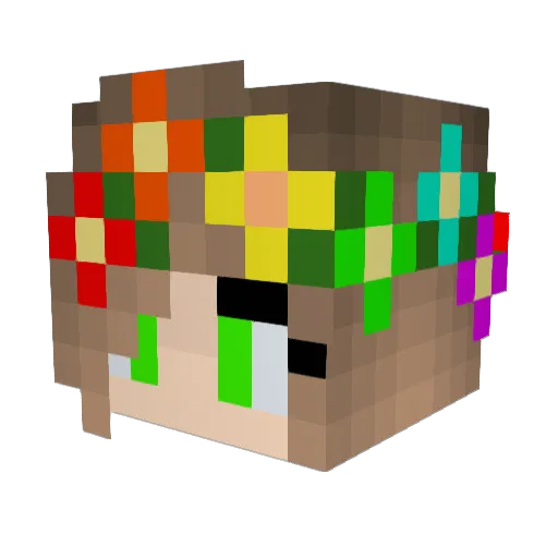 XxeemmaaxX Minecraft avatar head, 3D render