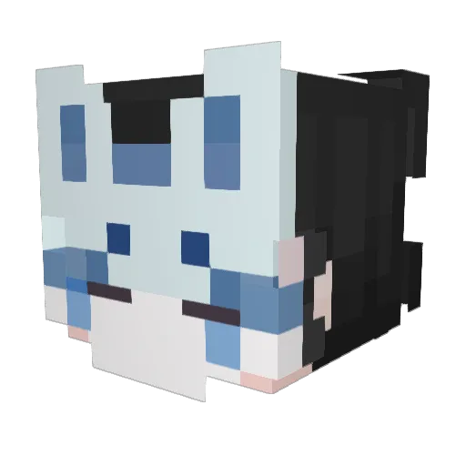 XxenorialL Minecraft avatar head, 3D render