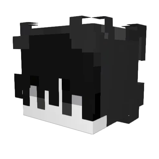 Xxhcc Minecraft avatar head, 3D render