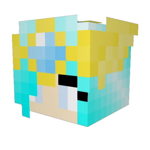 XxkeiraxX Minecraft avatar head, 3D render