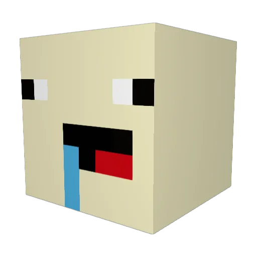 XxkilluaxX69 Minecraft avatar head, 3D render