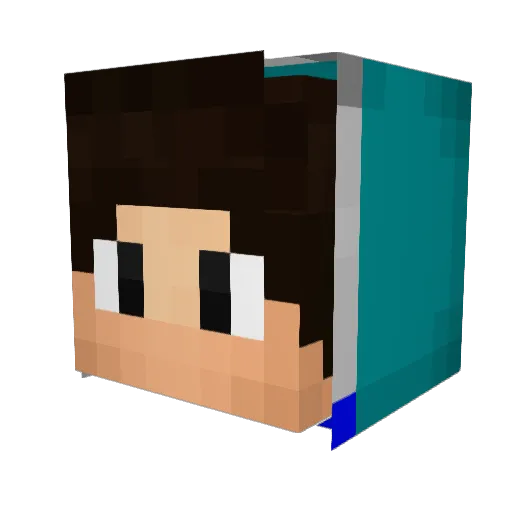 Xxkoki0117MCxX Minecraft avatar head, 3D render