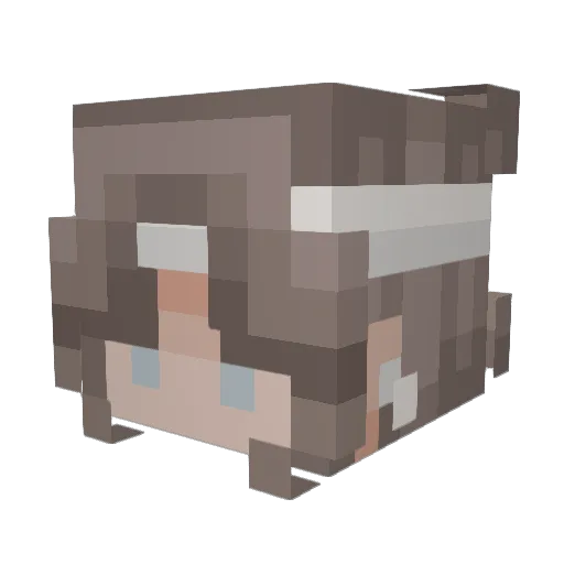 XxlittleProxx Minecraft avatar head, 3D render