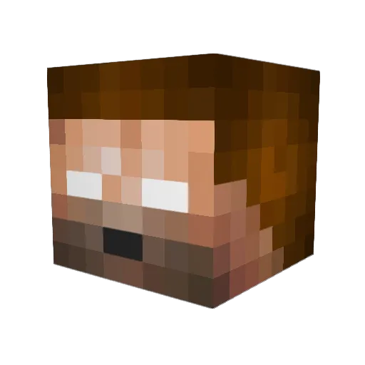 XxmadmaxX Minecraft avatar head, 3D render