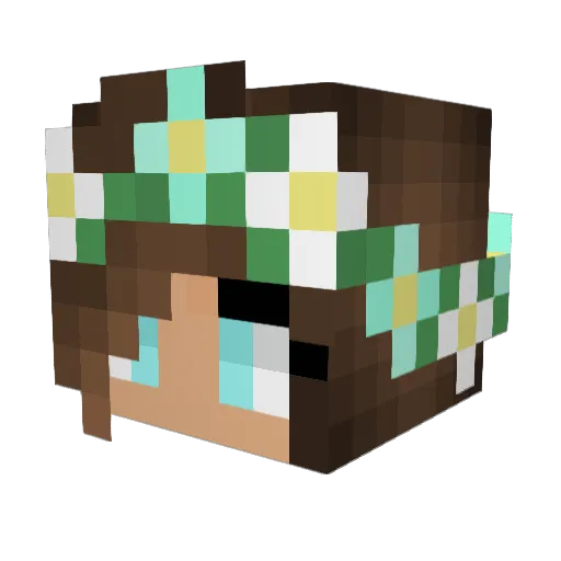 XxneoooxX Minecraft avatar head, 3D render