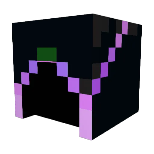 XxpumaxX Minecraft avatar head, 3D render