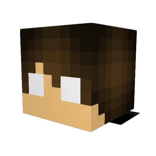 Xxr4ffaxX Minecraft avatar head, 3D render