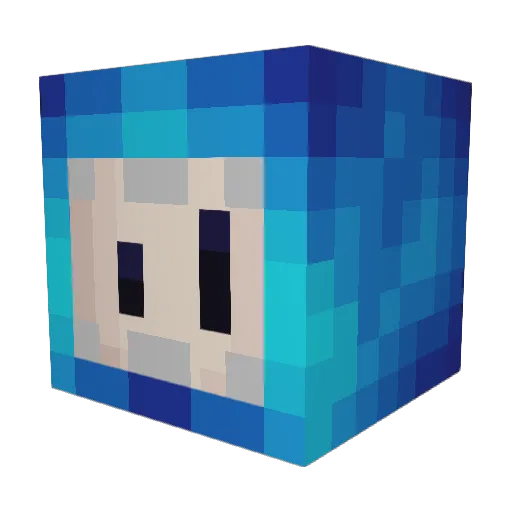 Xxsergio01xX Minecraft avatar head, 3D render