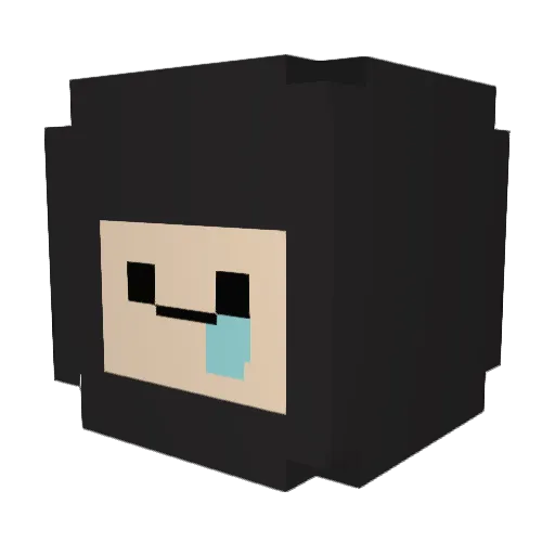 XxslavexX Minecraft avatar head, 3D render