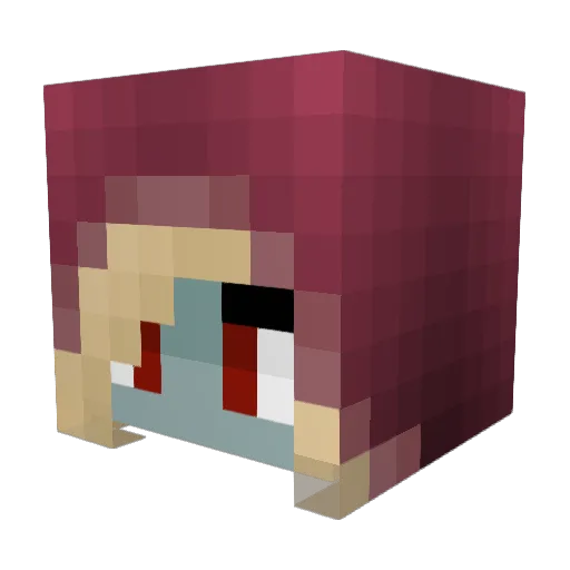 XxsylvanasxX Minecraft avatar head, 3D render