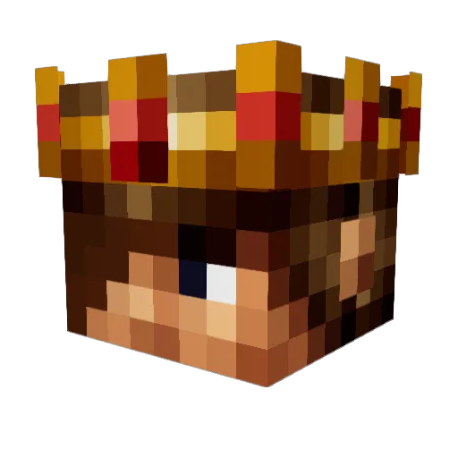 XxtchotinxX Minecraft avatar head, 3D render