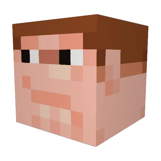 Xxtortapounder_ Minecraft avatar head, 3D render