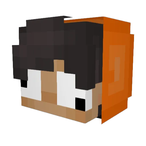 XxxDeadPoolxxX Minecraft avatar head, 3D render