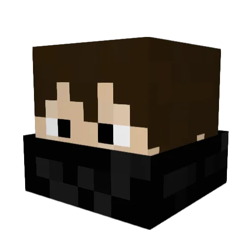Xy0dz Minecraft avatar head, 3D render