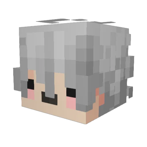 XyJ7iGaN4eK Minecraft avatar head, 3D render