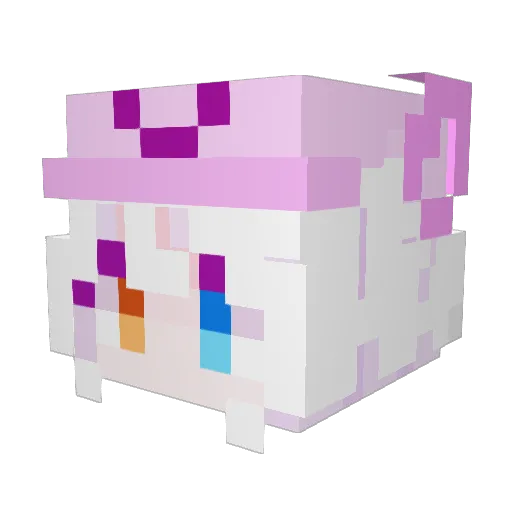 Xyahl Minecraft avatar head, 3D render