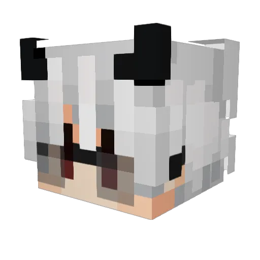 Xyancpo Minecraft avatar head, 3D render
