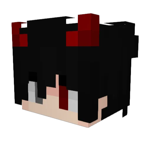 Xyantrix Minecraft avatar head, 3D render