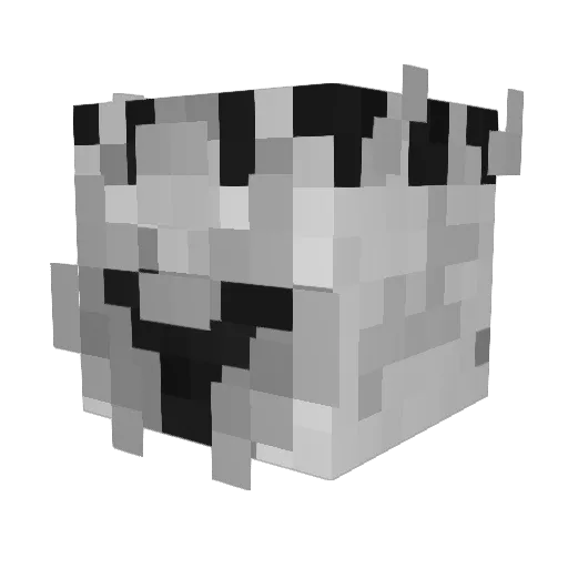 Xyclonne Minecraft avatar head, 3D render