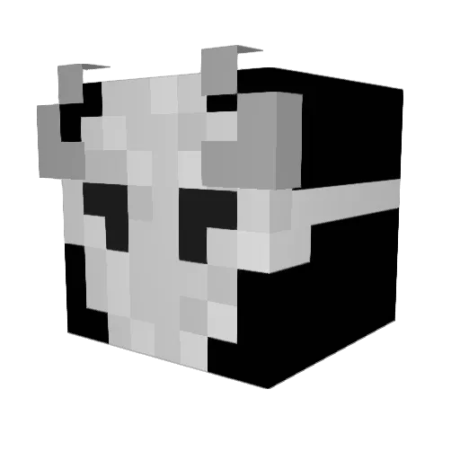 Xydra Minecraft avatar head, 3D render