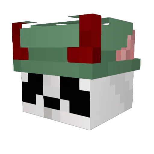 Xyecoc0228 Minecraft avatar head, 3D render