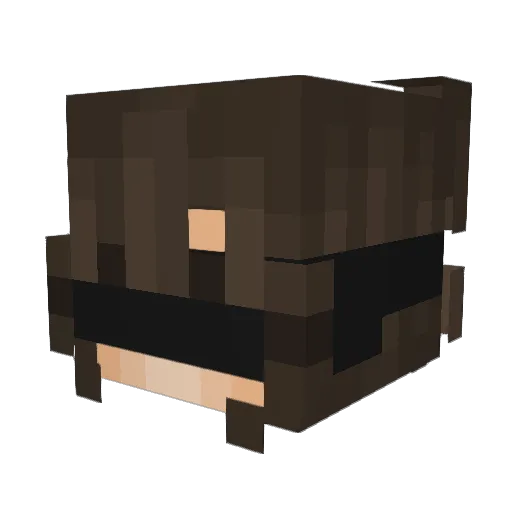 XyenyTaJlo Minecraft avatar head, 3D render