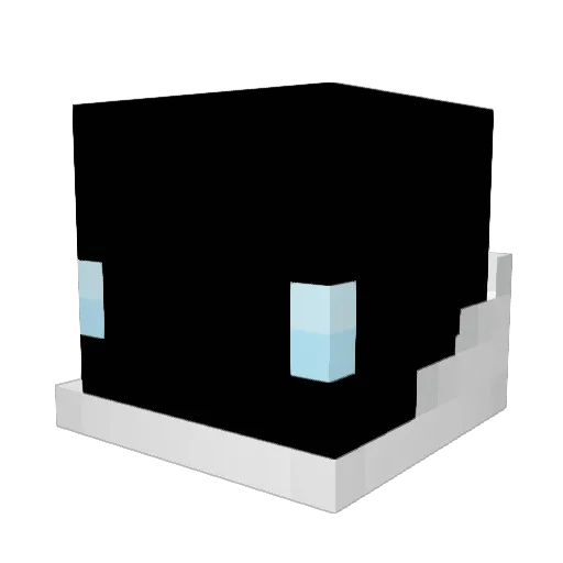 XyhroSP Minecraft avatar head, 3D render