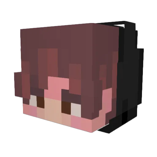Xyithan Minecraft avatar head, 3D render