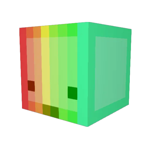 Xyl04 Minecraft avatar head, 3D render