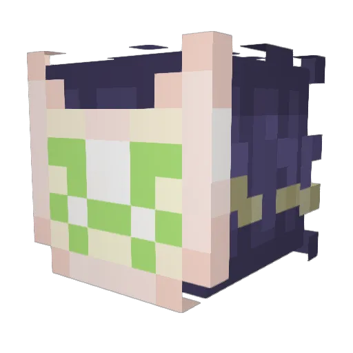 XylastHope Minecraft avatar head, 3D render