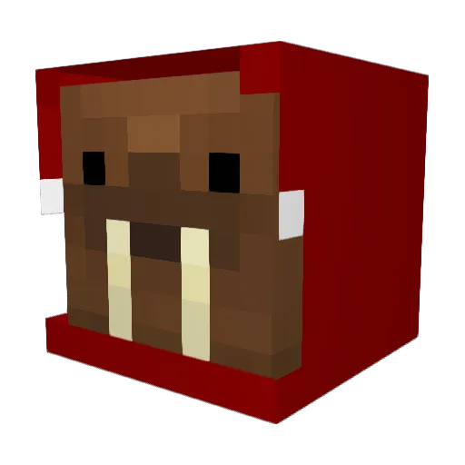 Xylene Minecraft avatar head, 3D render
