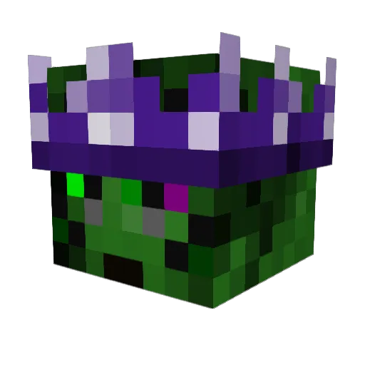 Xylinth26 Minecraft avatar head, 3D render