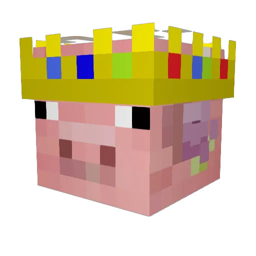 Xyliox Minecraft avatar head, 3D render
