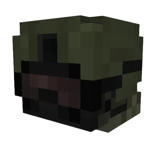 XyloNz Minecraft avatar head, 3D render