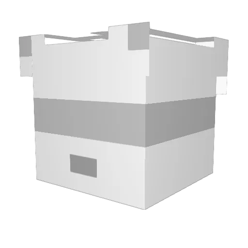 Xylooz Minecraft avatar head, 3D render