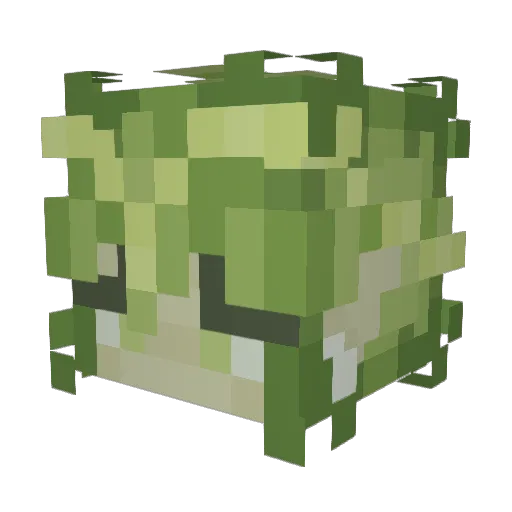 Xylovia Minecraft avatar head, 3D render