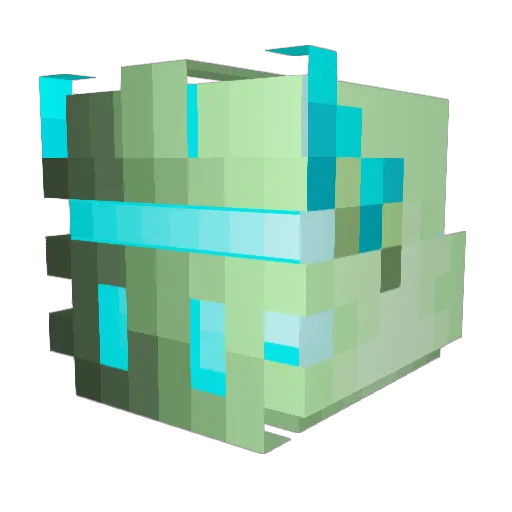 Xynntos Minecraft avatar head, 3D render