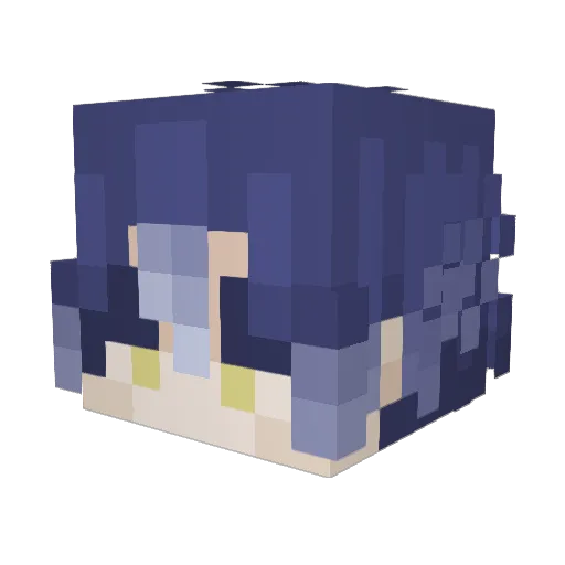 XyoTactico Minecraft avatar head, 3D render