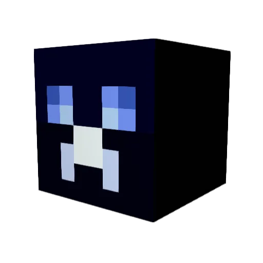 Xyolixis Minecraft avatar head, 3D render