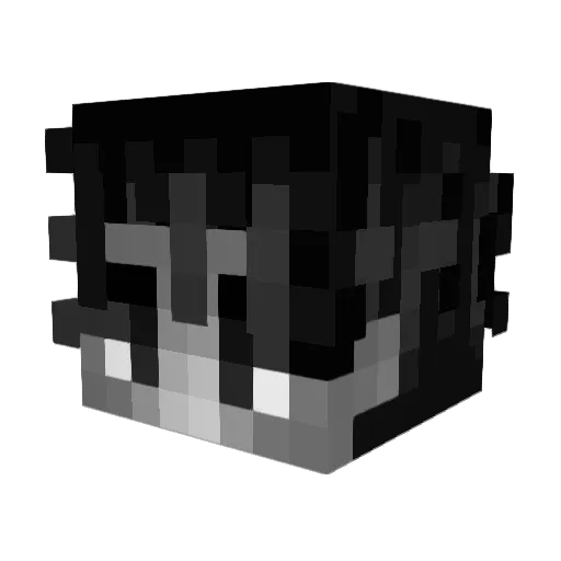 XyorzL Minecraft avatar head, 3D render
