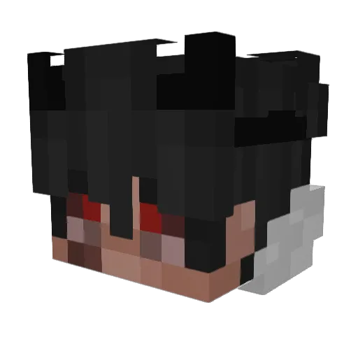 Xypher Minecraft avatar head, 3D render