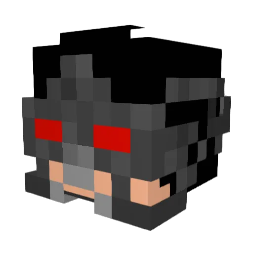 XyphonZ Minecraft avatar head, 3D render