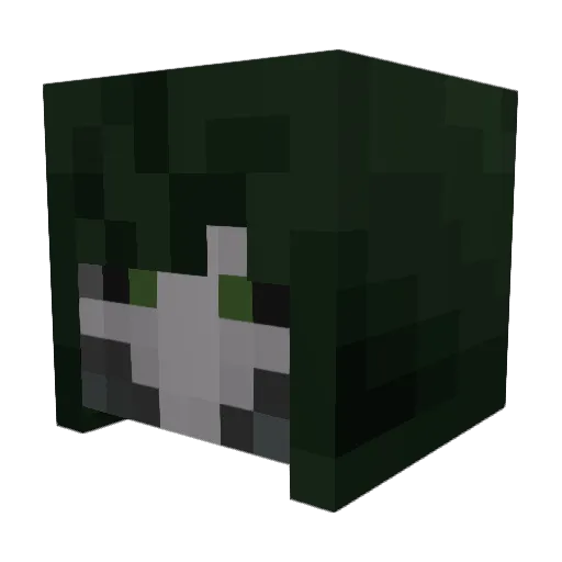 XyrN8 Minecraft avatar head, 3D render