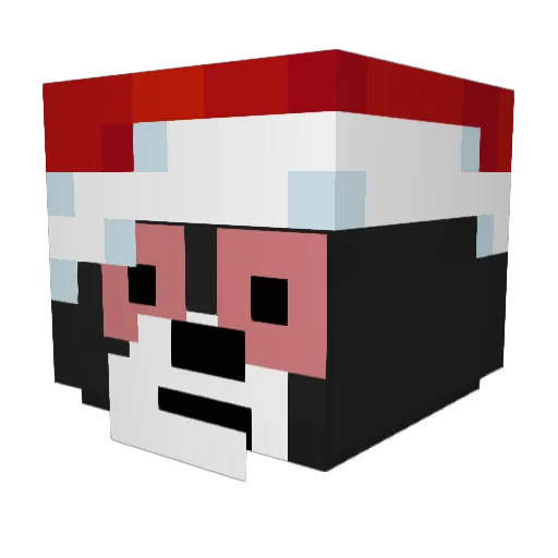 Xyrisz Minecraft avatar head, 3D render
