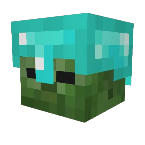 Xyronix3 Minecraft avatar head, 3D render