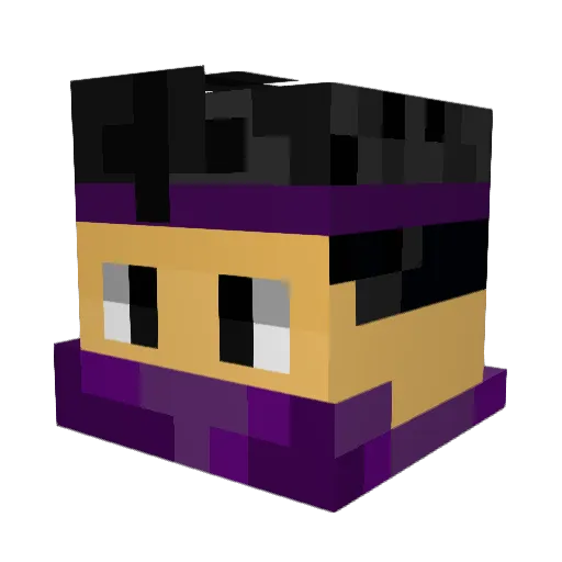 Xyroz1 Minecraft avatar head, 3D render