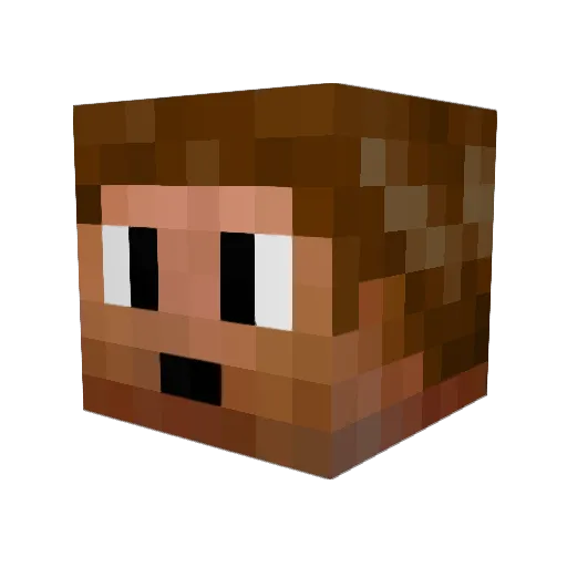 Xyrx3z Minecraft avatar head, 3D render