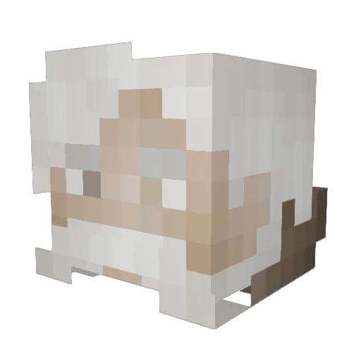 Xythus Minecraft avatar head, 3D render